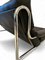 Mid-Century Modern Leather and Chrome Alpha Living Room Set by Tim Bates for Pieff, 1975, Set of 4 3