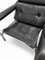 Mid-Century Modern Leather and Chrome Alpha Living Room Set by Tim Bates for Pieff, 1975, Set of 4 15