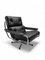 Mid-Century Modern Leather and Chrome Alpha Living Room Set by Tim Bates for Pieff, 1975, Set of 4 8