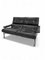 Mid-Century Modern Leather and Chrome Alpha Living Room Set by Tim Bates for Pieff, 1975, Set of 4 16