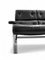 Mid-Century Modern Leather and Chrome Alpha Living Room Set by Tim Bates for Pieff, 1975, Set of 4 19