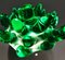 Lampe de Bureau Postmoderne en Verre de Murano Vert et Aluminium Blanc, Italie, 1980s 9