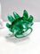 Lampe de Bureau Postmoderne en Verre de Murano Vert et Aluminium Blanc, Italie, 1980s 11