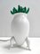 Lampe de Bureau Postmoderne en Verre de Murano Vert et Aluminium Blanc, Italie, 1980s 1