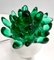Lampe de Bureau Postmoderne en Verre de Murano Vert et Aluminium Blanc, Italie, 1980s 10