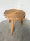 Stools and Coffee Table attributed to Adrien Audoux & Frida Minet, 1950s, Set of 3, Image 8