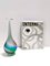 Vase Vintage en Verre de Murano Gravé, Italie, 1970s 3