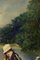 James Richard, Seated Girl in a River Landscape, 20th Century, Oil on Canvas 3