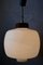 Suspension Lamp in Wood and Opaline Glass attributed to Reggiani, Image 7
