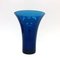 Vase en Verre Bleu Transparent de Vincenzo Nason & C., 1970s 5