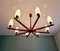 Scandinavian Chandelier in Teak Teck by Uno & Östen Kristiansson for Luxus, 1960s, Image 13
