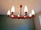 Scandinavian Chandelier in Teak Teck by Uno & Östen Kristiansson for Luxus, 1960s, Image 2