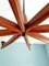 Scandinavian Chandelier in Teak Teck by Uno & Östen Kristiansson for Luxus, 1960s, Image 11