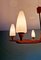 Scandinavian Chandelier in Teak Teck by Uno & Östen Kristiansson for Luxus, 1960s, Image 7