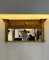 Gold Pre-Regency Ormolu Triptych Mantel Mirror, 1790 1