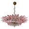 Mid-20th Century Pink Murano Chandelier, 1970s, Set of 2, Image 20
