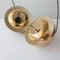 Vintage Portuguese Brass Pendant Lamps, 1970s, Set of 2, Image 11