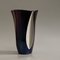 Vase Bleu et Beige en Céramique de Verceram, France, 1960s 2