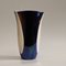 Vase Bleu et Beige en Céramique de Verceram, France, 1960s 7