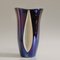 Vase Bleu et Beige en Céramique de Verceram, France, 1960s 8