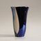 Vase Bleu et Beige en Céramique de Verceram, France, 1960s 9