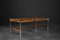 Mesa de centro sueca vintage grande de palisandro y aluminio de HMB Möbler Rörvik, años 60, Imagen 9