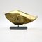 Mario Agostinelli, Sculpture Poisson Brutaliste, 1970, Bronze sur Socle en Marbre 2