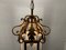 Florentine Tole Glass Light Pendant, 1960s, Image 5