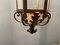 Florentine Tole Glass Light Pendant, 1960s, Image 8