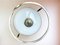 Mid-Century Modern Portuguese Green Opaline Milk Glass Pendant, 1940s, Image 13