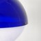 Italienische Space Age Hängelampe aus blauem und weißem Acrylglas, 1970er 10