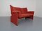 Sofá de dos plazas Palmaria vintage de Vico Magistretti para Cassina, años 80, Imagen 3