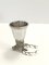 Italian Silver Pewter Elk Head Stirrup Cup, 1970s 10