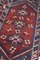 Vintage Red Hand-Woven Oriental Afghan Rug, 1970s, Image 4