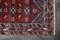 Vintage Red Hand-Woven Oriental Afghan Rug, 1970s, Image 10