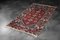 Vintage Red Hand-Woven Oriental Afghan Rug, 1970s, Image 1