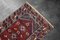 Vintage Red Hand-Woven Oriental Afghan Rug, 1970s, Image 11