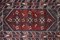 Vintage Red Hand-Woven Oriental Afghan Rug, 1970s, Image 2