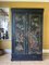 Armoire Vintage en Pin Peint avec Incrusté de Panneaux de Chinoiserie 1