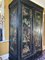 Armoire Vintage en Pin Peint avec Incrusté de Panneaux de Chinoiserie 4