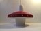 Lámpara colgante de techo danesa de Bent Karlby para Lyfa, años 50, Imagen 5