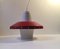 Lámpara colgante de techo danesa de Bent Karlby para Lyfa, años 50, Imagen 1