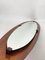 Miroir Mid-Century de Forme Ovale par Franco Campo & Carlo Graffi, 1950s 3