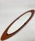 Miroir Mid-Century de Forme Ovale par Franco Campo & Carlo Graffi, 1950s 1