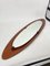 Miroir Mid-Century de Forme Ovale par Franco Campo & Carlo Graffi, 1950s 7