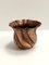 Vase Rond en Cuivre Estampé attribué à Egidio Casagrande, 1950s 1