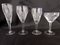 Crystal Drinking Glasses attributed to Val Saint Lambert, France, 1960s, Set of 2 1