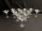 Crystal Martini Glasses by Christinenhutte, Germany, 1970s, Set of 12 2