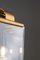 Art Deco Italian Brass and Glass Lantern, 1950s, Image 6