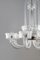 Large Art Deco Murano Glass Chandelier from Barovier & Toso, 1940s 4